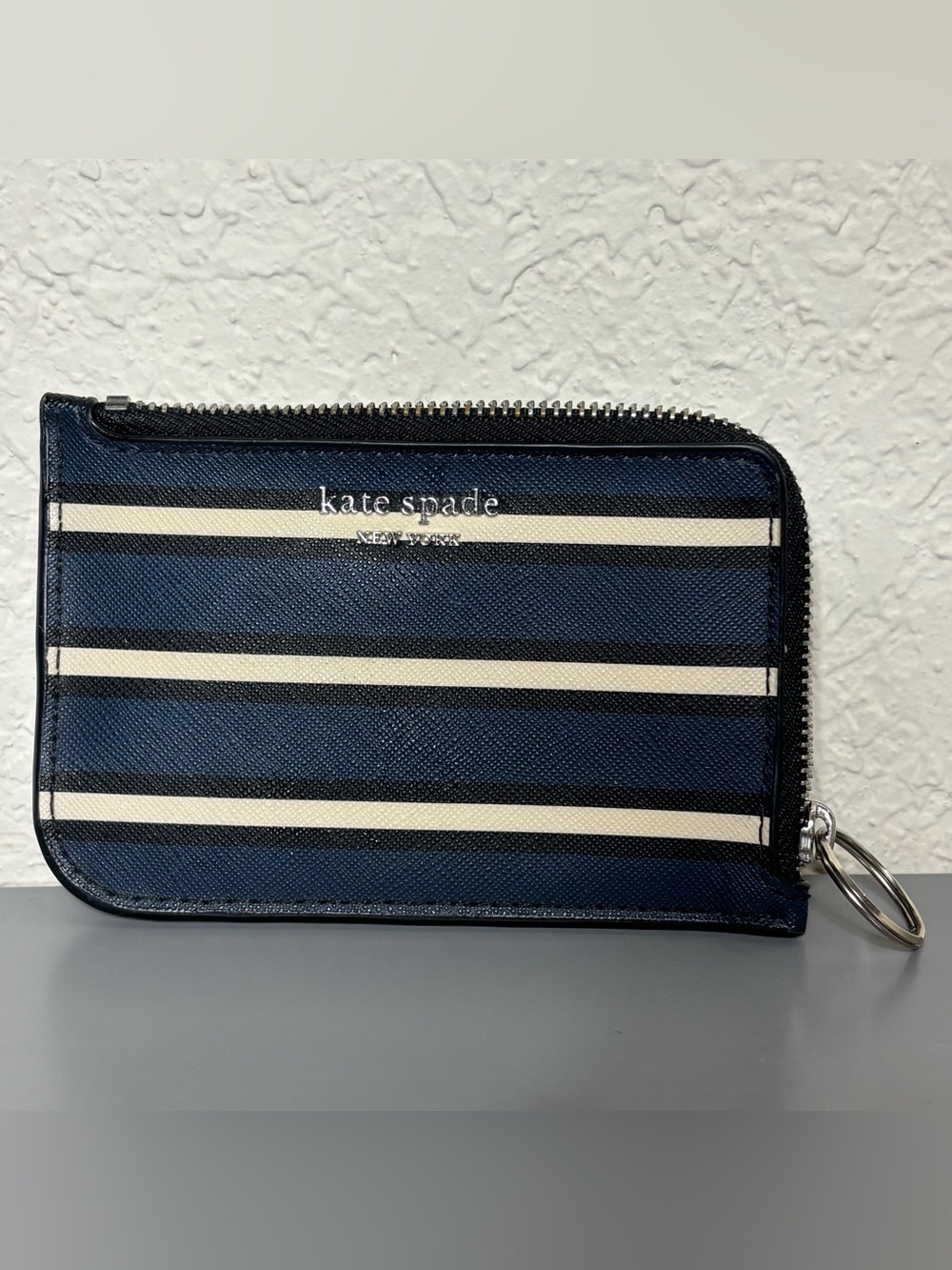 kate spade New York Cameron York Stripe Zip Wallet